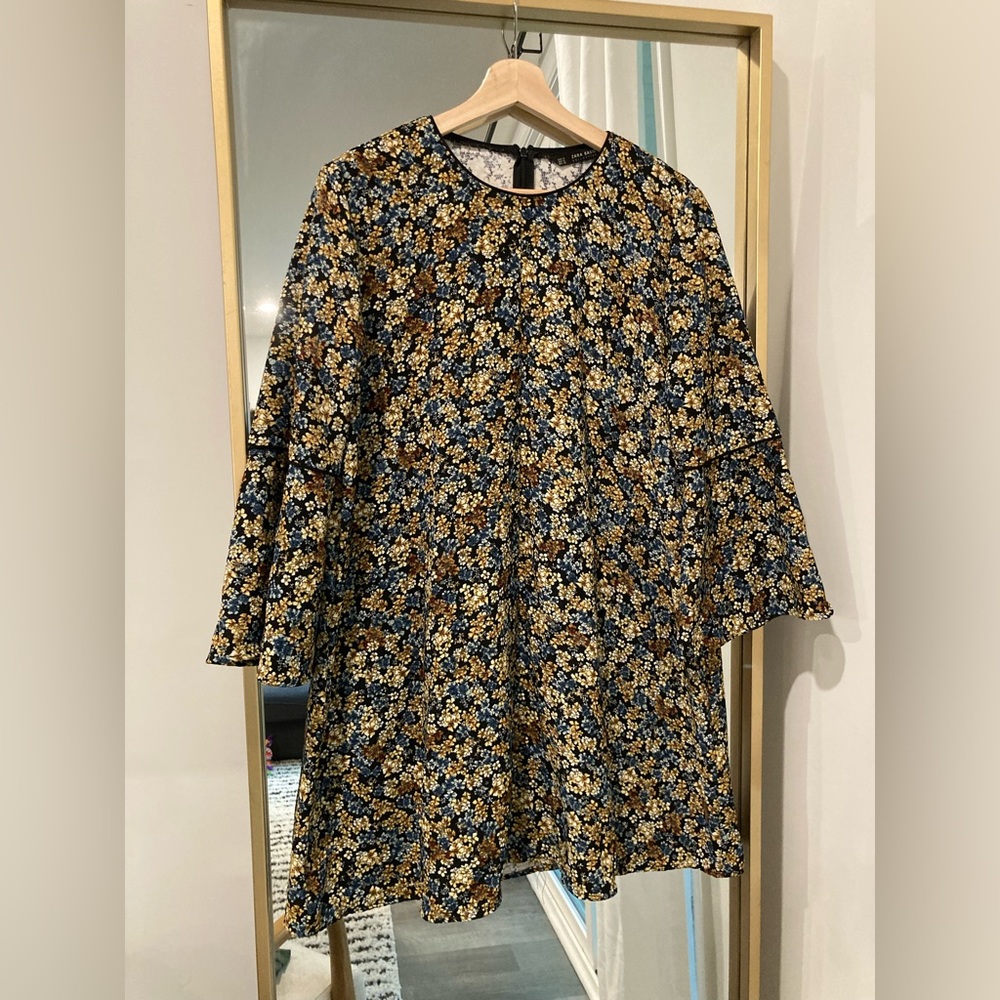 Zara Basics Mini Shift Dress Size XL